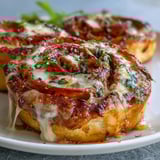 Tortilla Pizza Rolls with Mozzarella