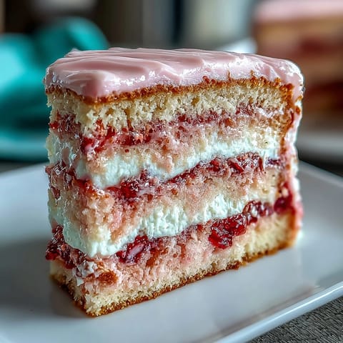 Spring Ombre Cake Pastel Pink