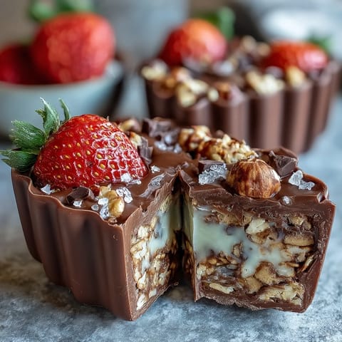 Dubai Chocolate Strawberry Eggs