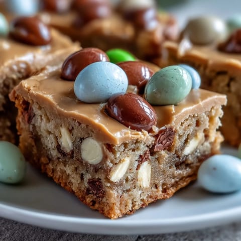 Peanut Butter Easter Egg Bars