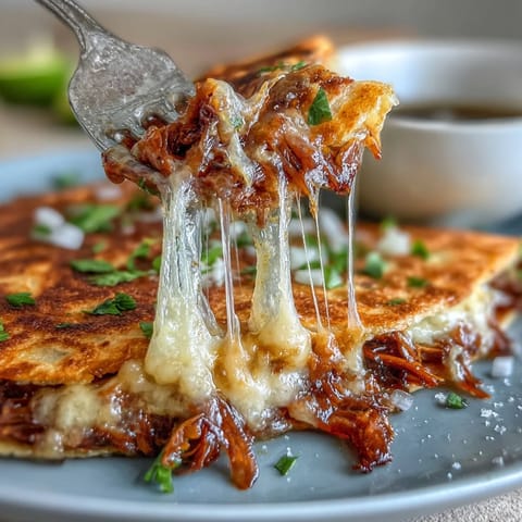 Crispy Cinco de Mayo birria quesadillas filled with tender braised beef and melted cheese, served with a rich, spicy consommé dip.