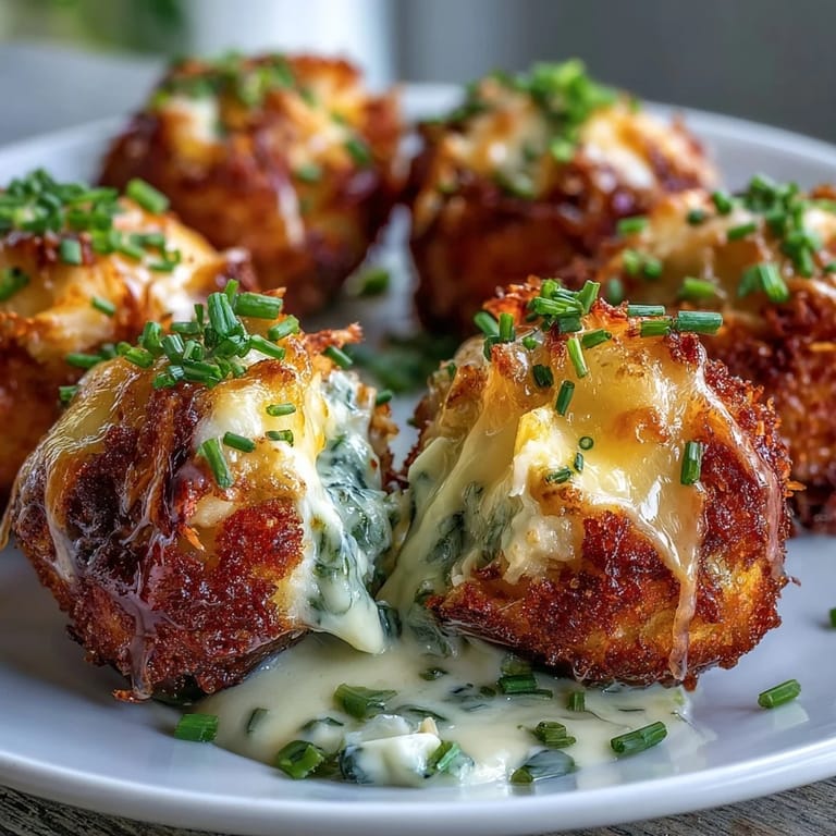 Spicy Cajun Crab Poppers stuffed with creamy lump crabmeat and cheese are served warm with fresh parsley garnish.