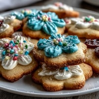 Spring Cookies Flower Shortbread Icing